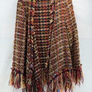 Zara Multicolor Fringe no close Cardigan /Jacket